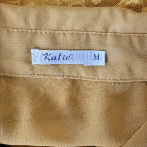 💐SOLD💐4 for$20🌿Katie Button Down Longsleeve Blouse - Picture 6 of 7